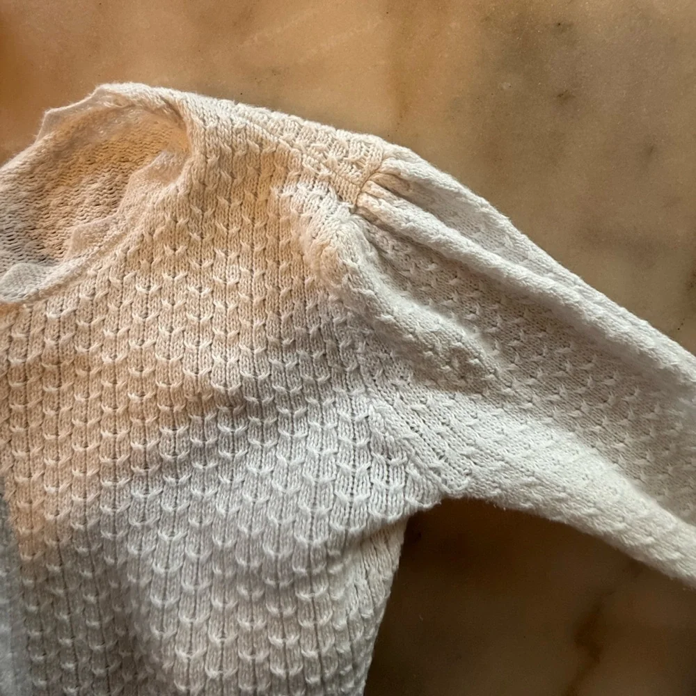 Polo by Ralph Lauren Button white cropped Cardigan size 6x - Picture 11 of 11